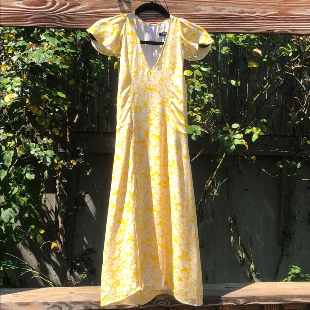 Burberry Floral Silk Dress Size 2